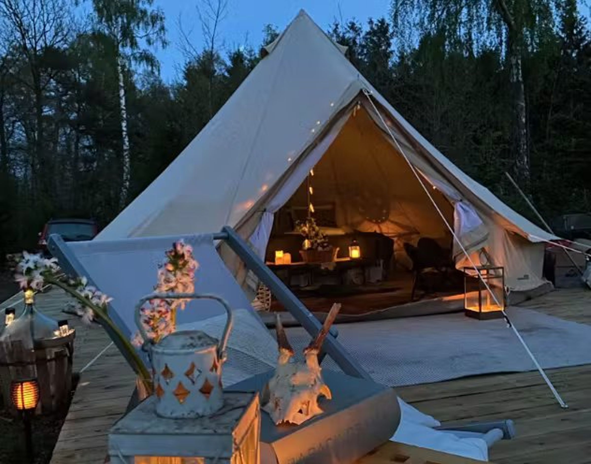 🟠 Glamping på Bornholm