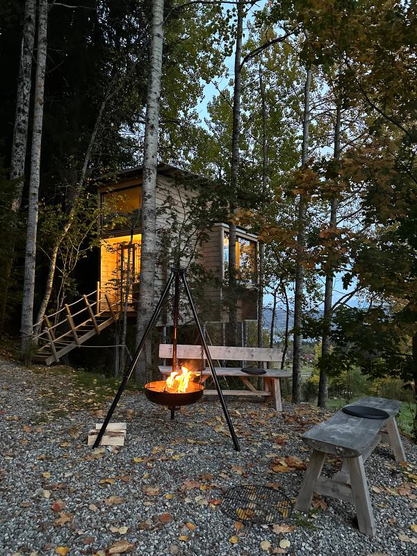 Stjernekiggeri fra sengen hos Bøgebjerg Dome