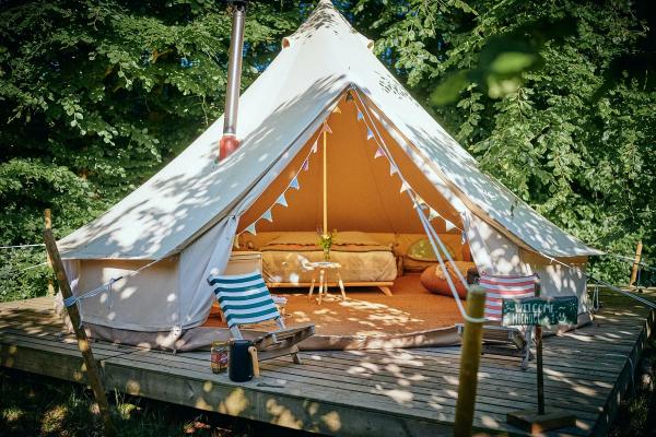 glamping telte på Tiki Camp