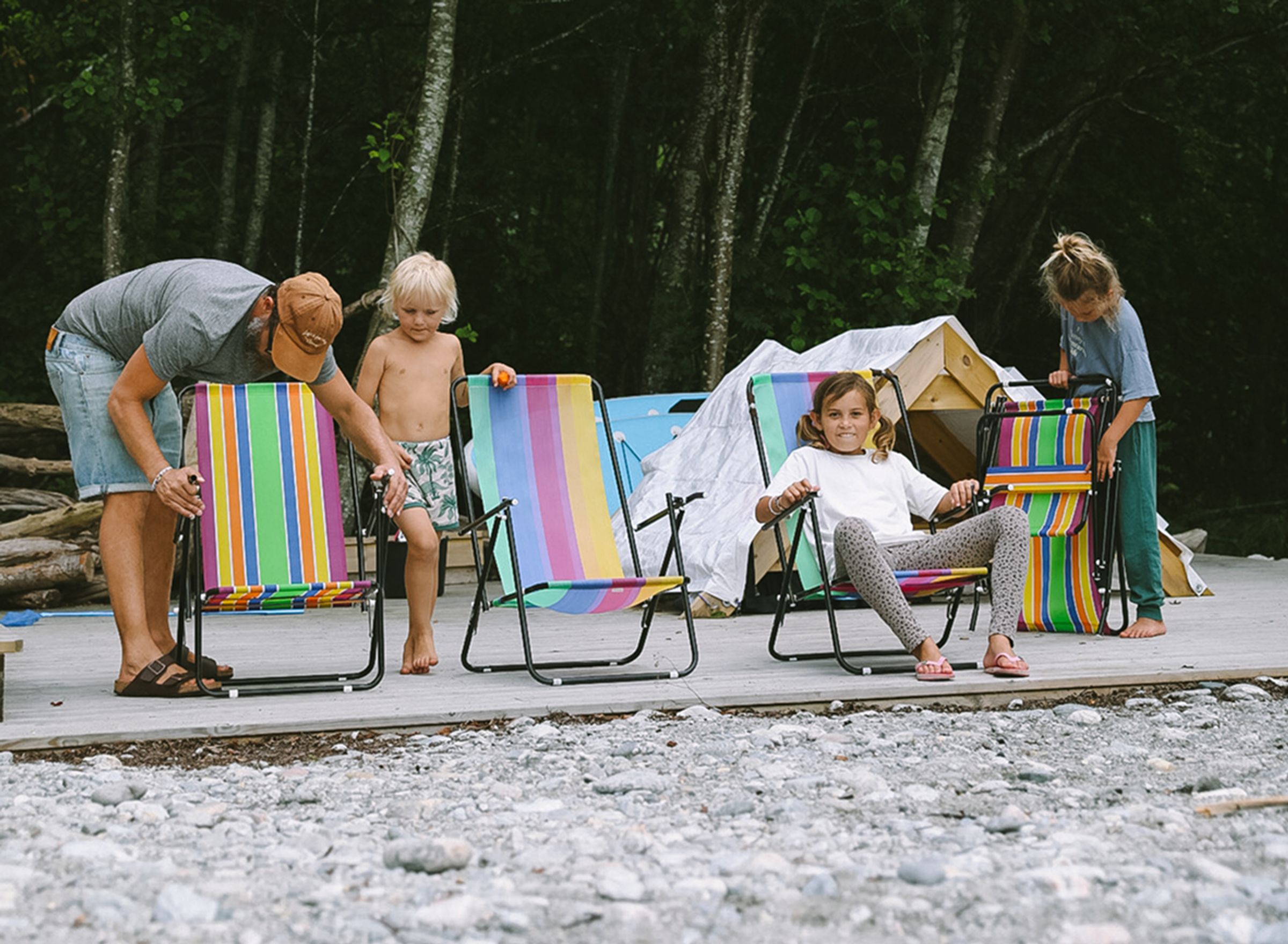 Sommerferie med børn i naturen