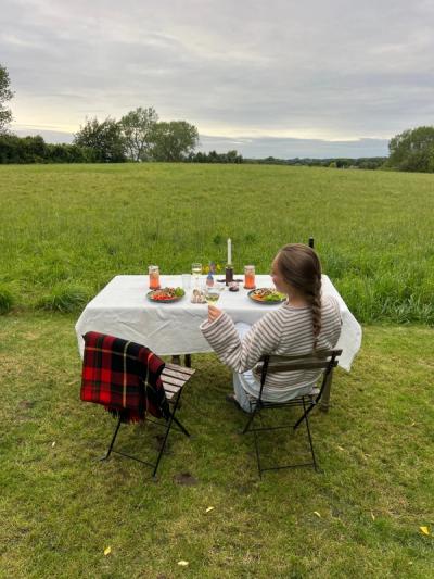 Aftensmad i naturen