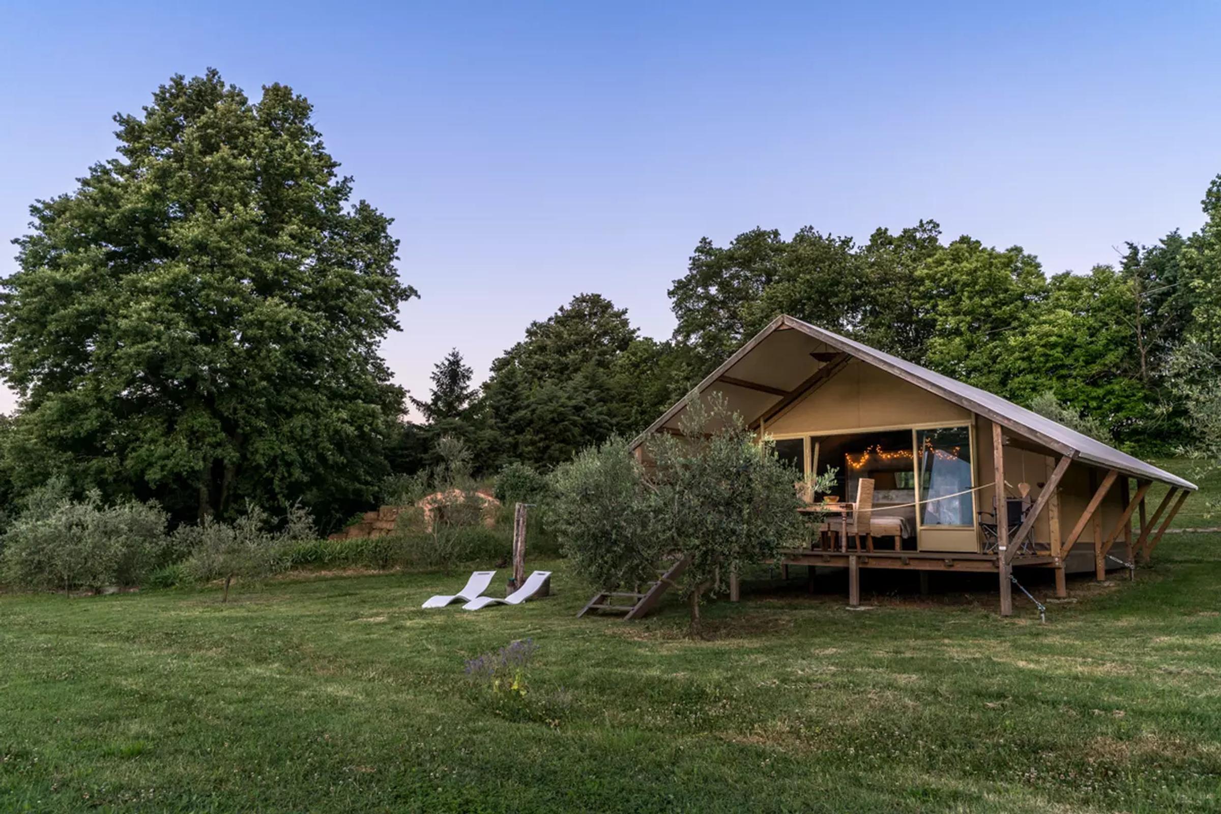 Safaritelt Etnica i Sorano, Toscana