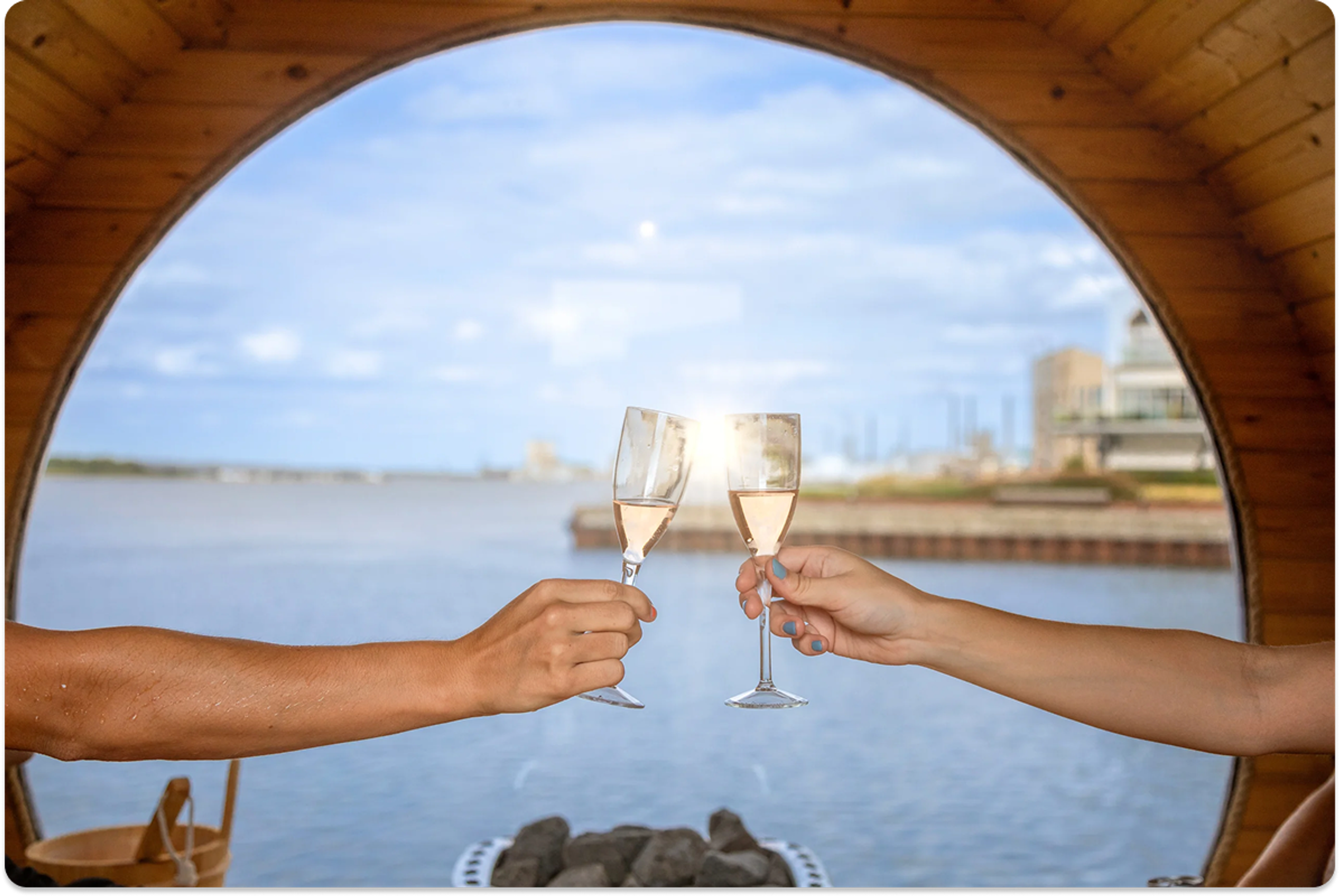 Saunagus hos Aalborg Heat