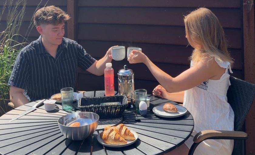 Breakfast on the terrace