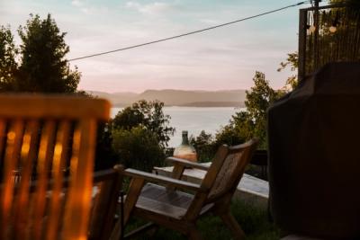 Solnedgang over Oslofjorden