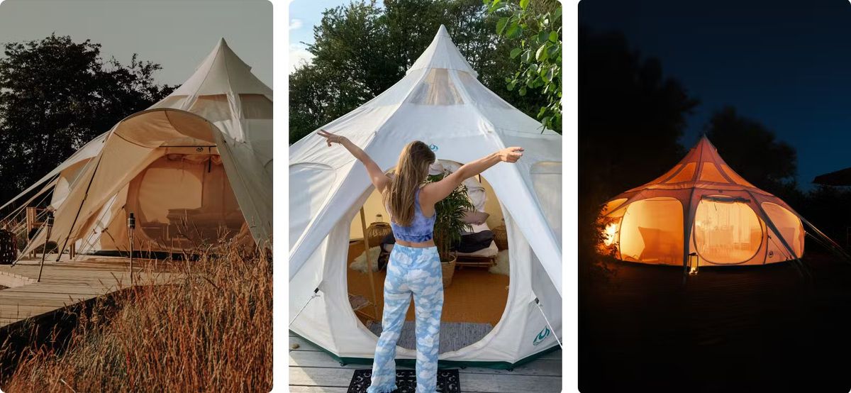 Sverige in Camping Glamping Glampingtalt - nature experience