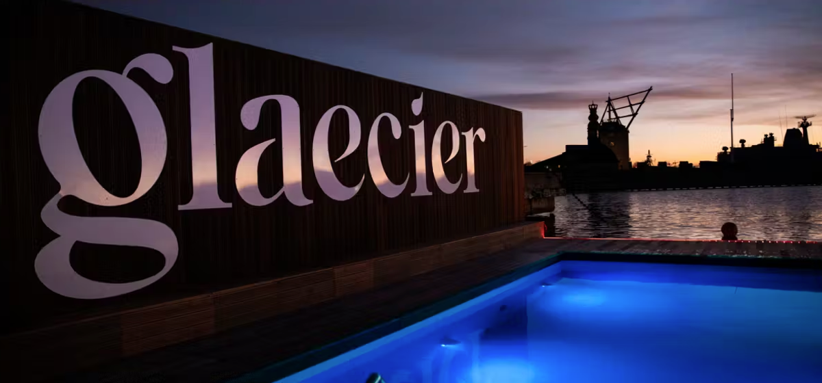 Pool og sauna hos Glaecier badeklub i København