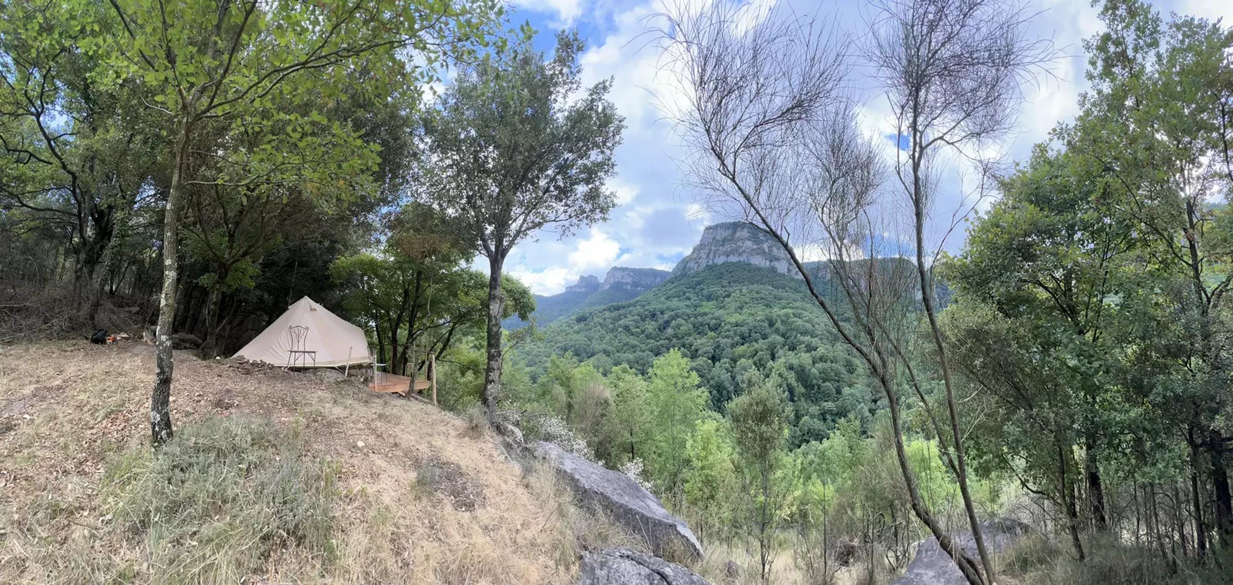 Glamping in Spainen