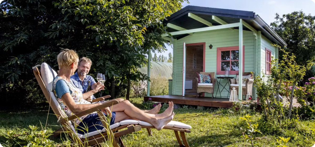 Glamping på Garbolund Vingård