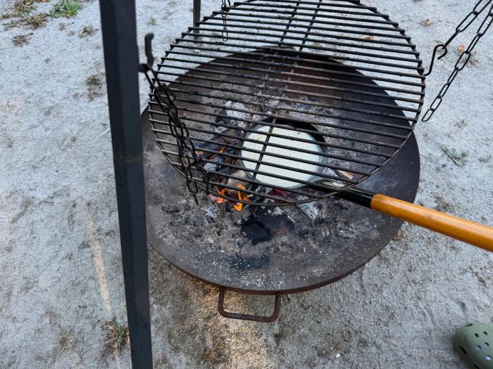 Bonfire pancakes