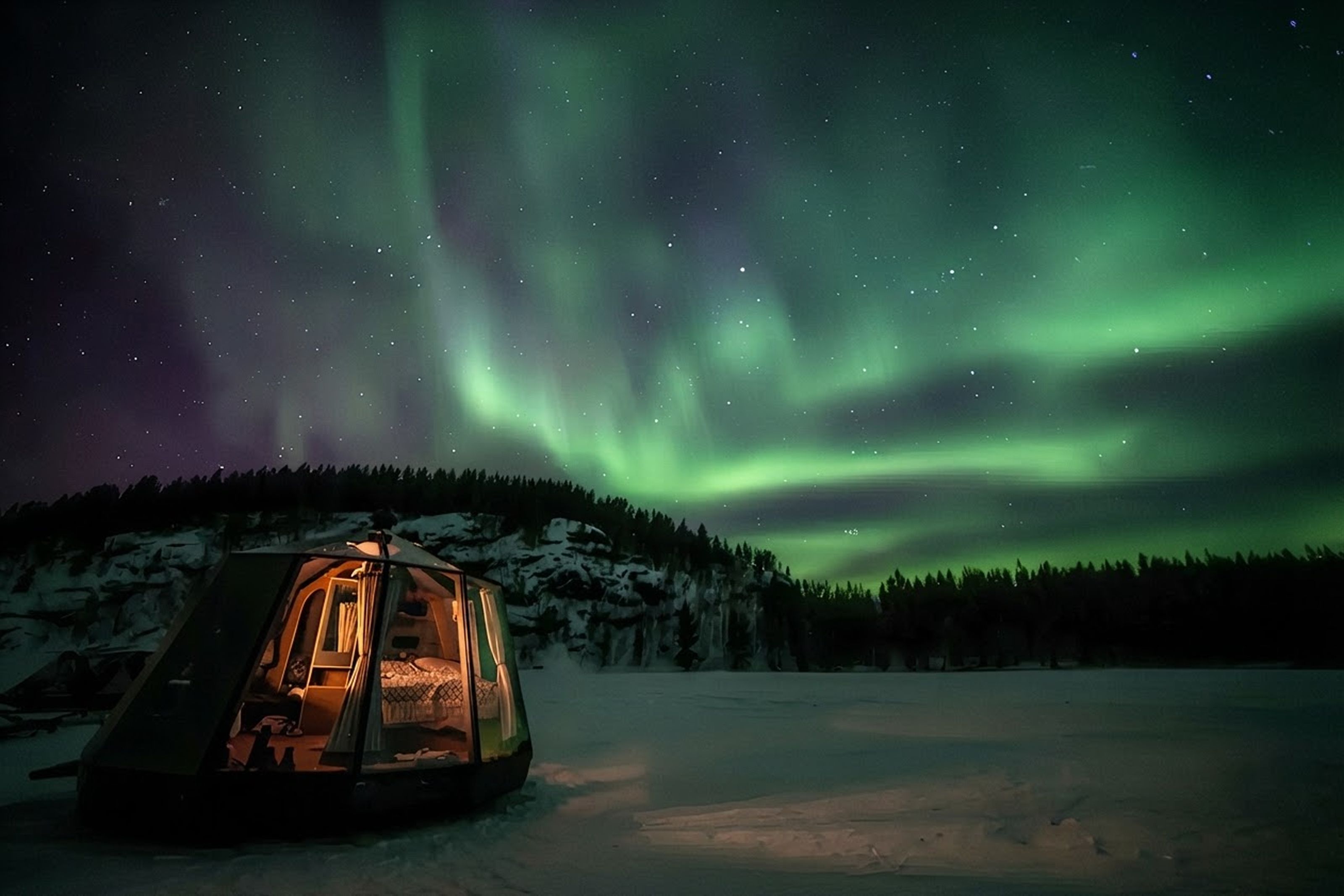 Nordlys-destinationer i Norge, Sverige og Finland