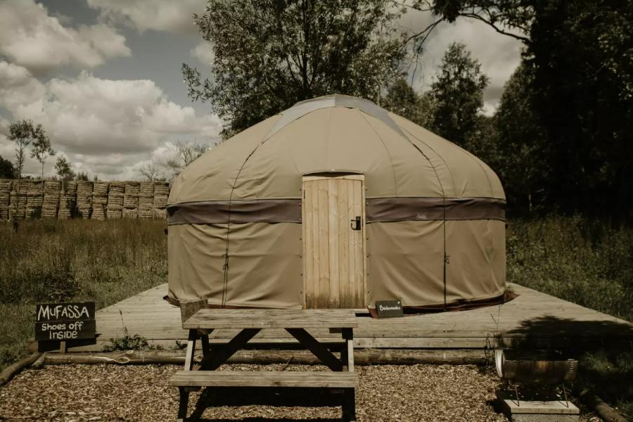 Traditional Yurt in Colchester Glamping