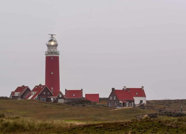 A lighthouse on the Dutch island of Texel