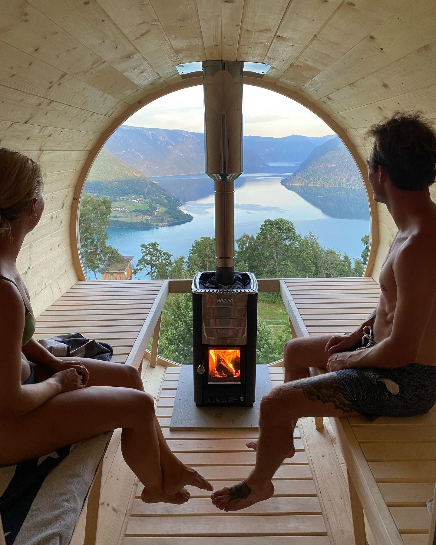 Glamping med badstue | Tretopphytter, hytter og andre unike overnattinger med badstue