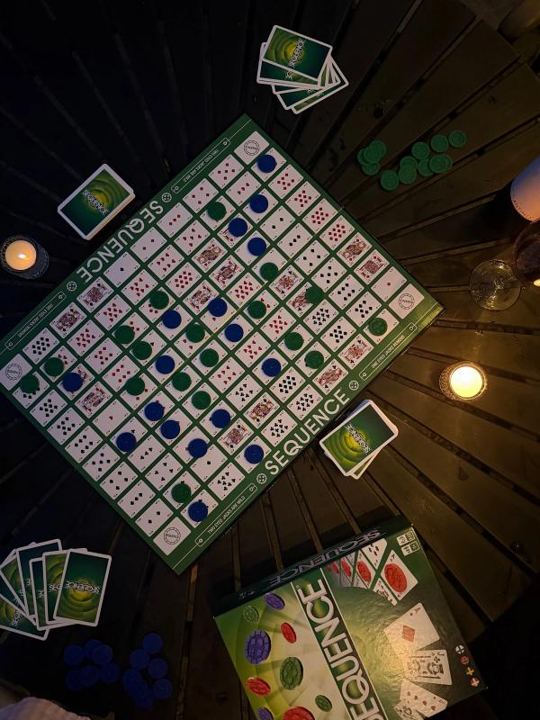 Spend the evenings playing board games
