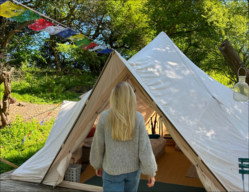 Glampingtält hos Molsgaarden i Mols Bjerge | Campanyon