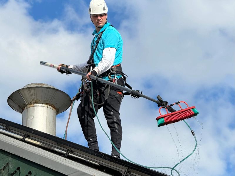 WaterCrew technician in branded uniform arriving at a Melbourne home with equipment