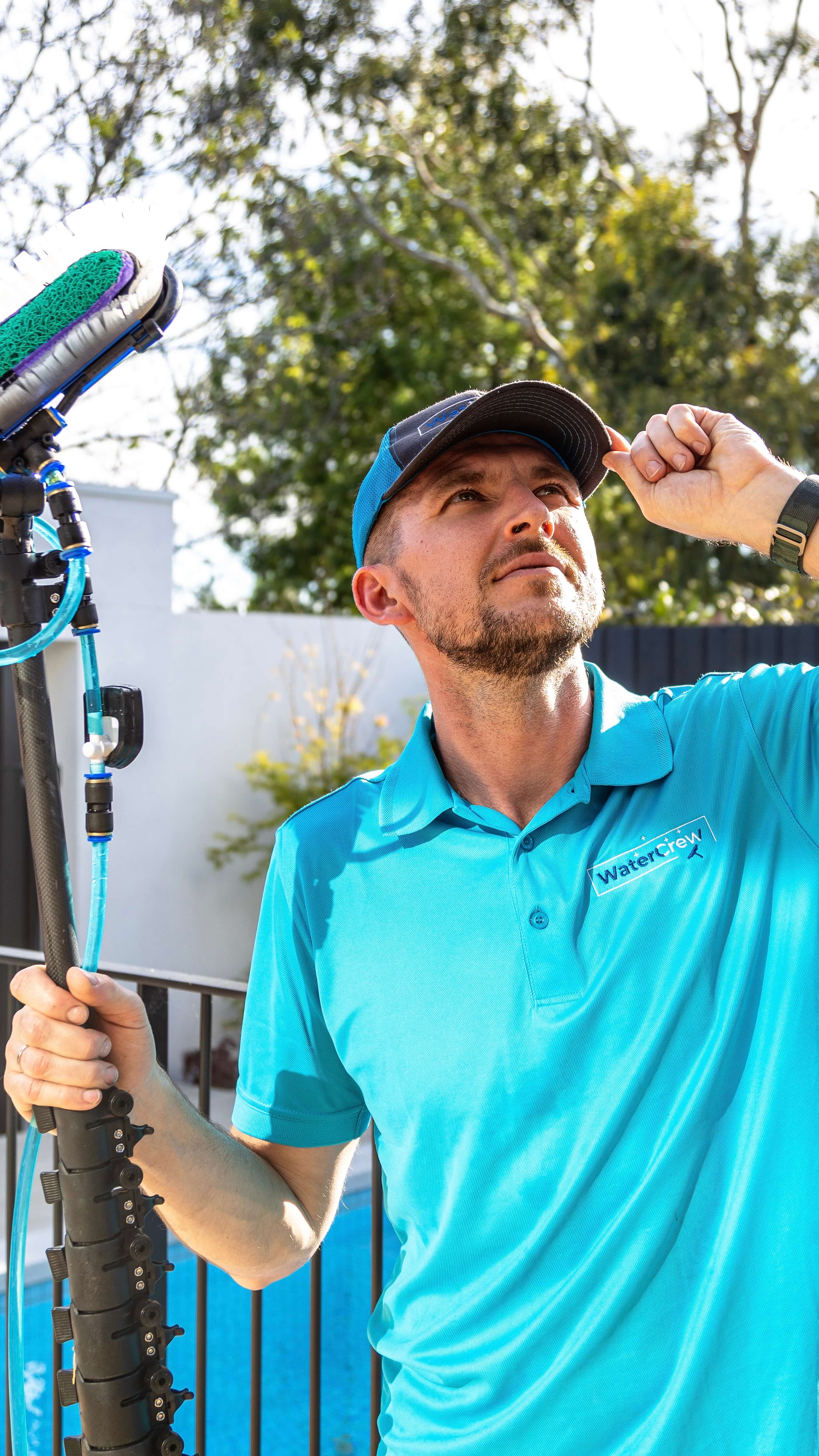 WaterCrew technician after a job