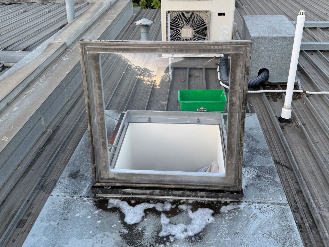 Skylight cleaning on Canterbury Road, St Kilda West