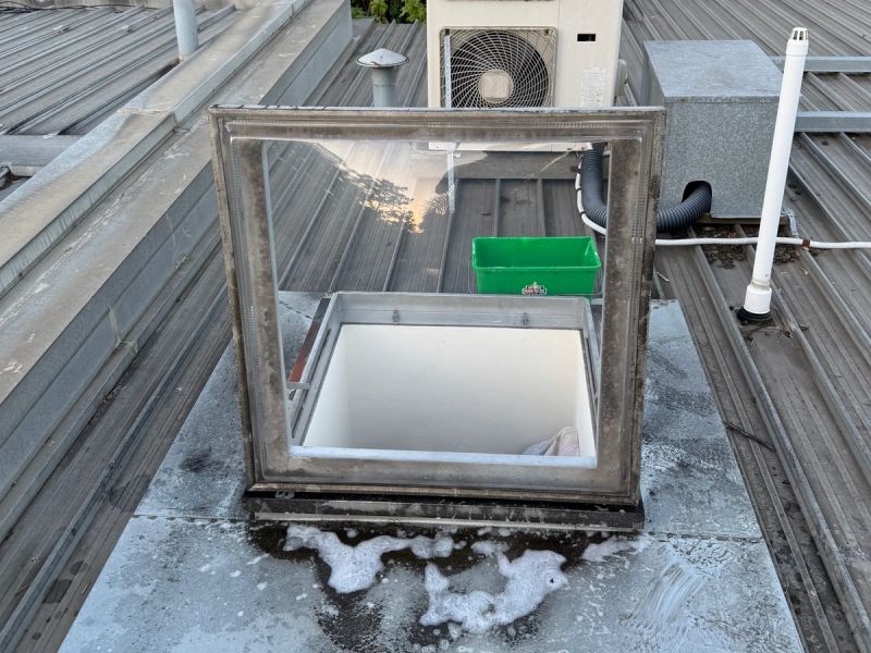Skylight cleaning on Canterbury Road, St Kilda West