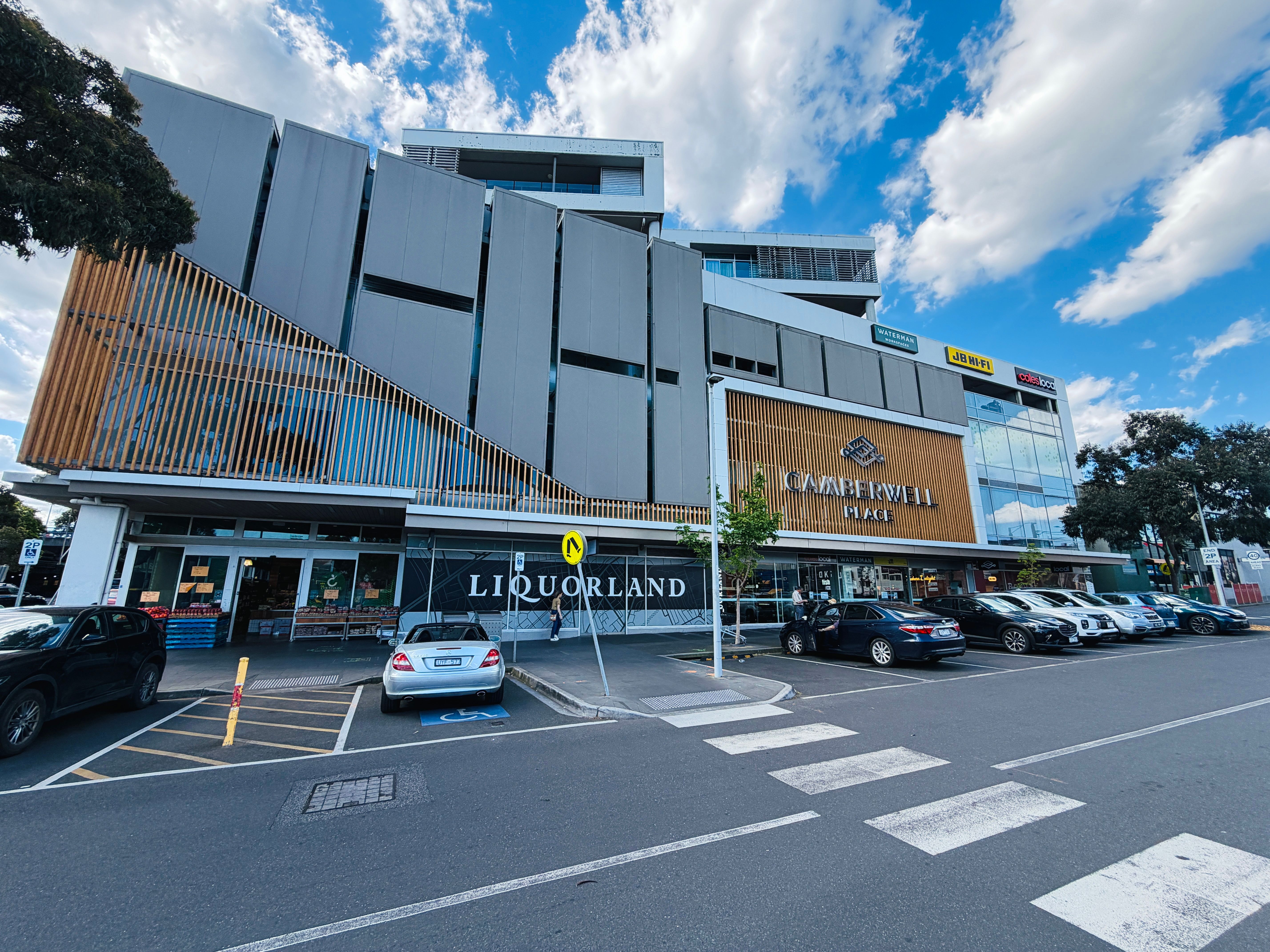 Camberwell Place on Burke Road, the suburb's enclosed shopping centre in glass
