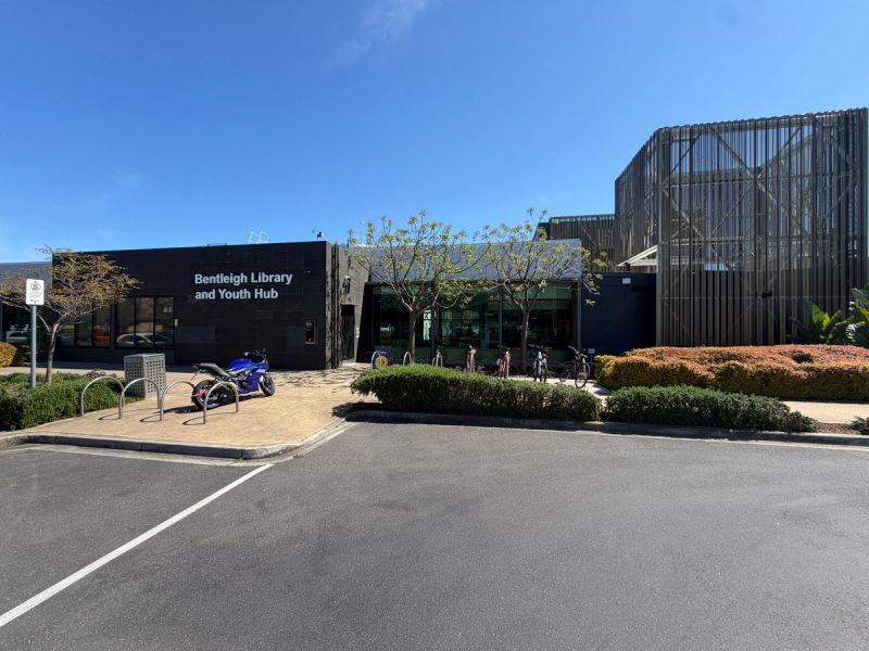 Bentleigh Library and Youth Hub, the 1965 building rebuilt and reopened in 2022