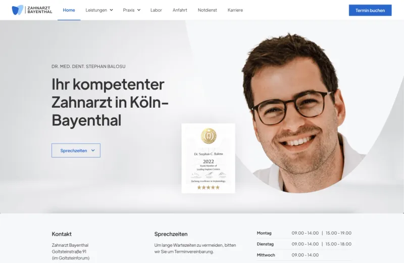 Zahnarzt — Zahnmedizin