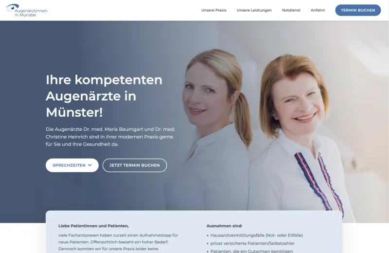 Augenarzt — Augenheilkunde