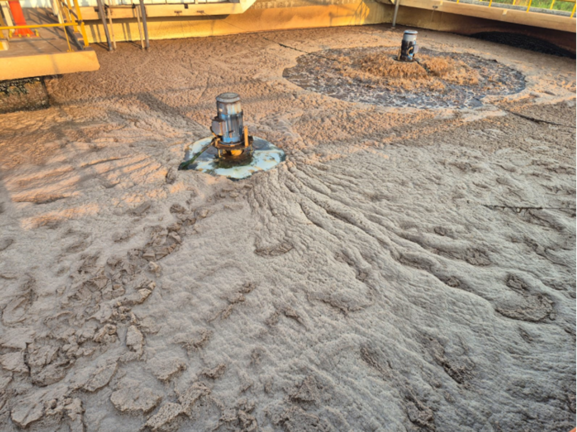 Aeration Basin Before