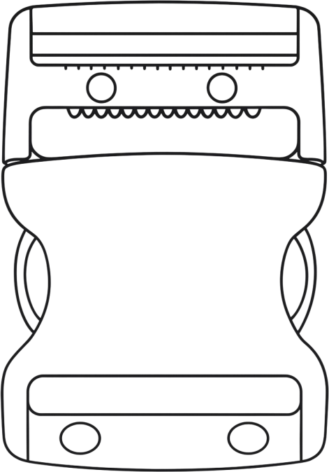 Standard side-release buckles