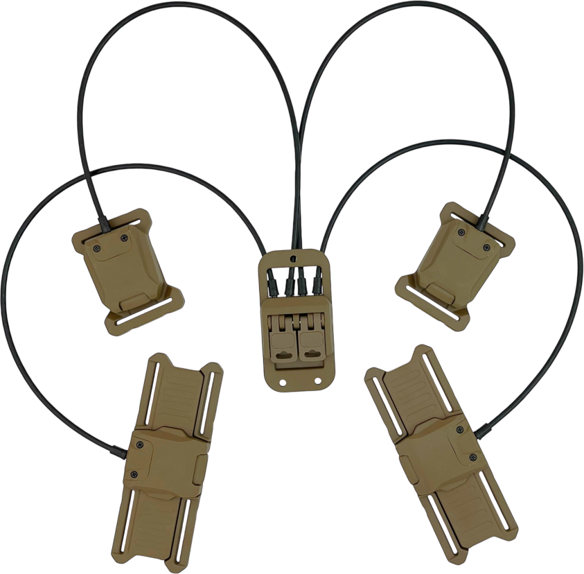 Quick-release system for vests