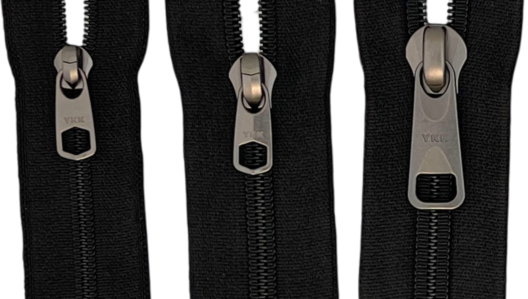 YKK woven coil zipper