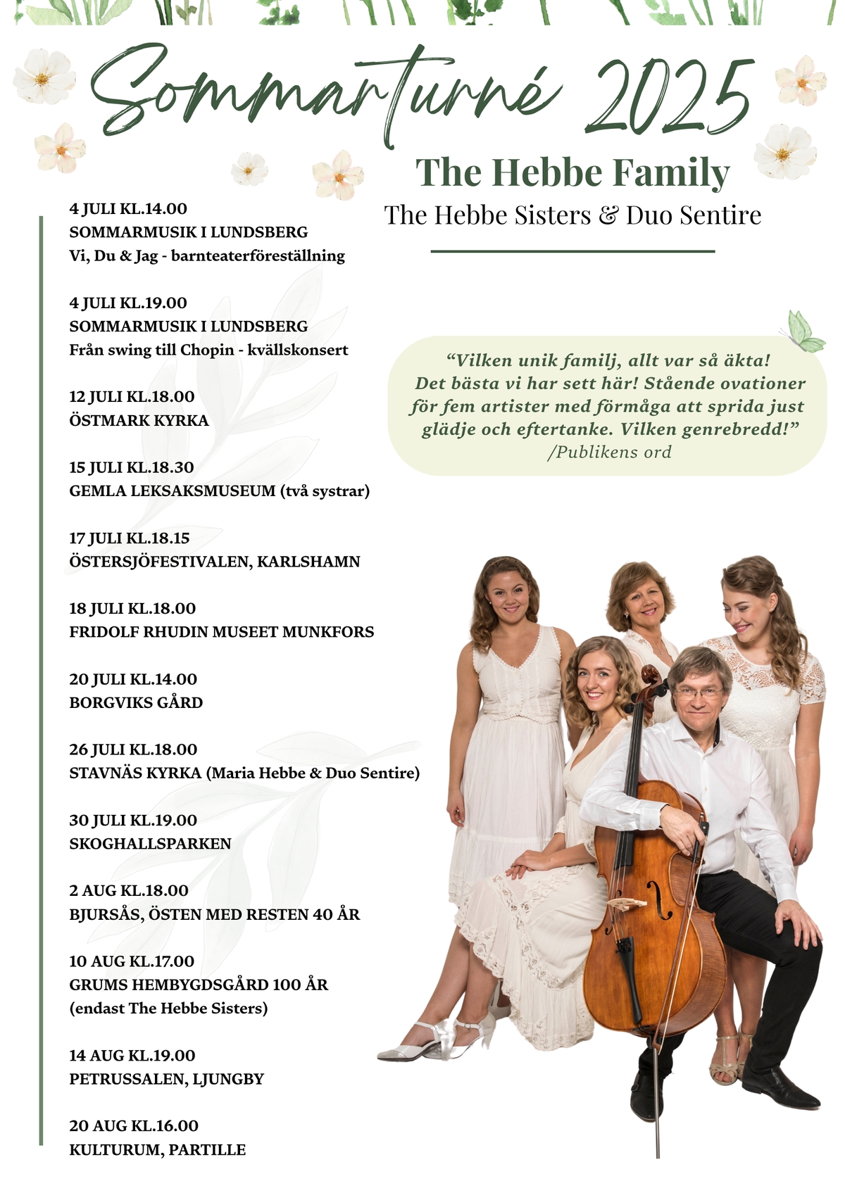 Sommarturné 2025