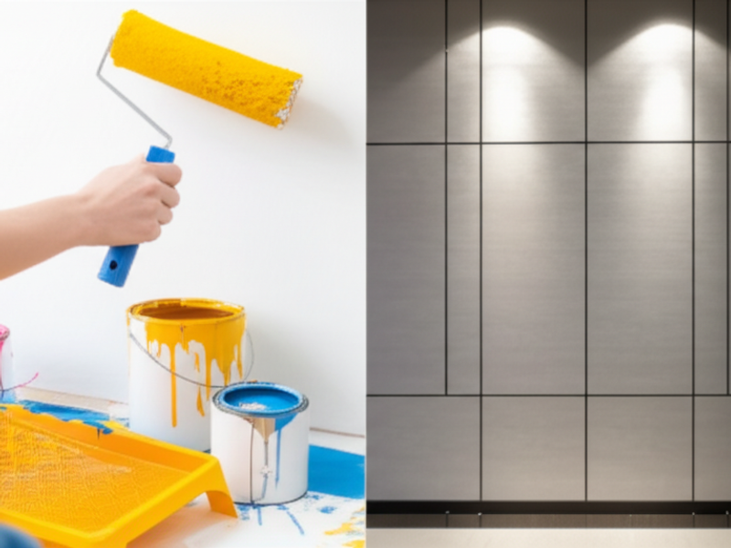 Ditch the Brush? Exploring the Benefits of Modern Wall Panels vs. Wall Painting