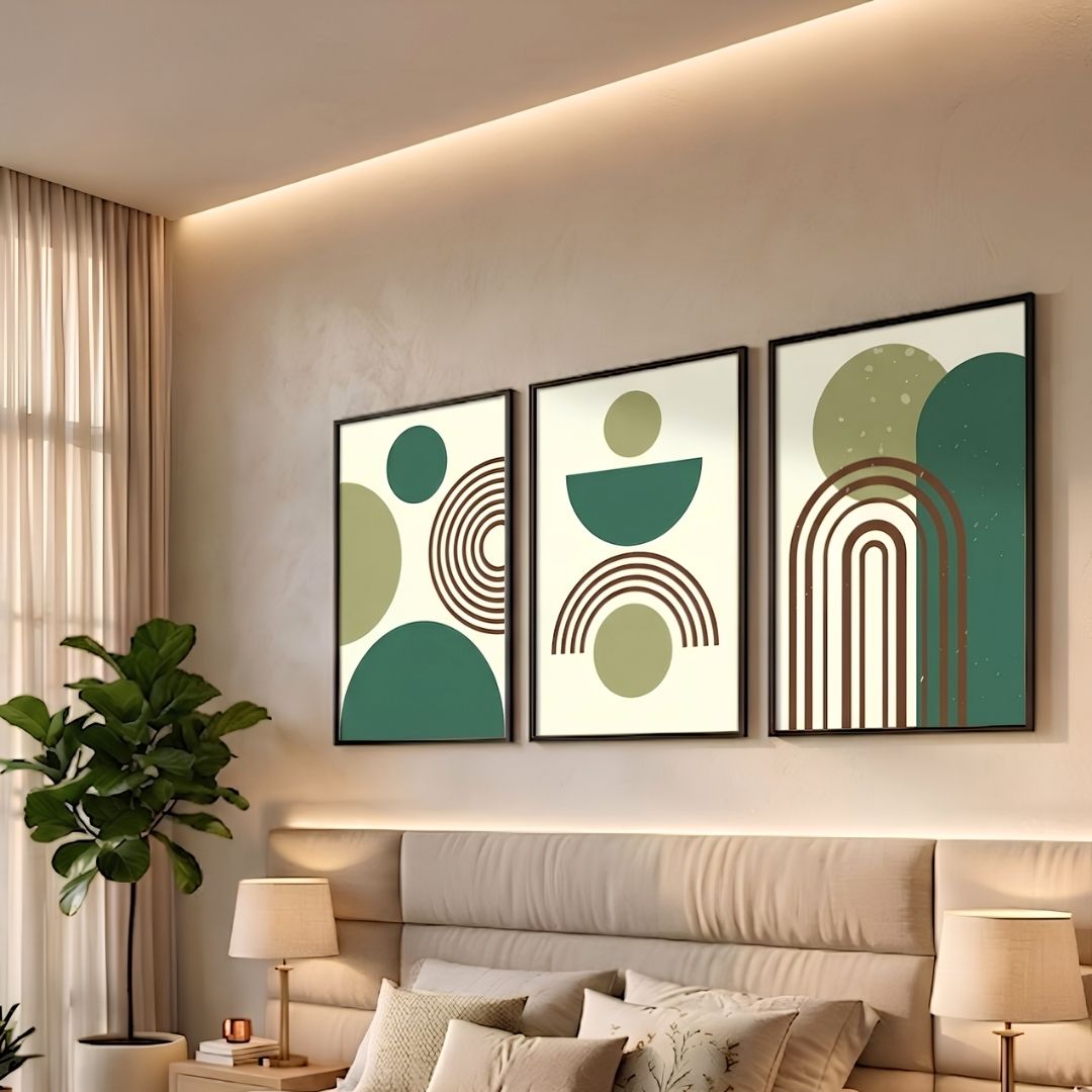 Earthy Boho Curves – Set of 3 Premium Frames - Image 4
