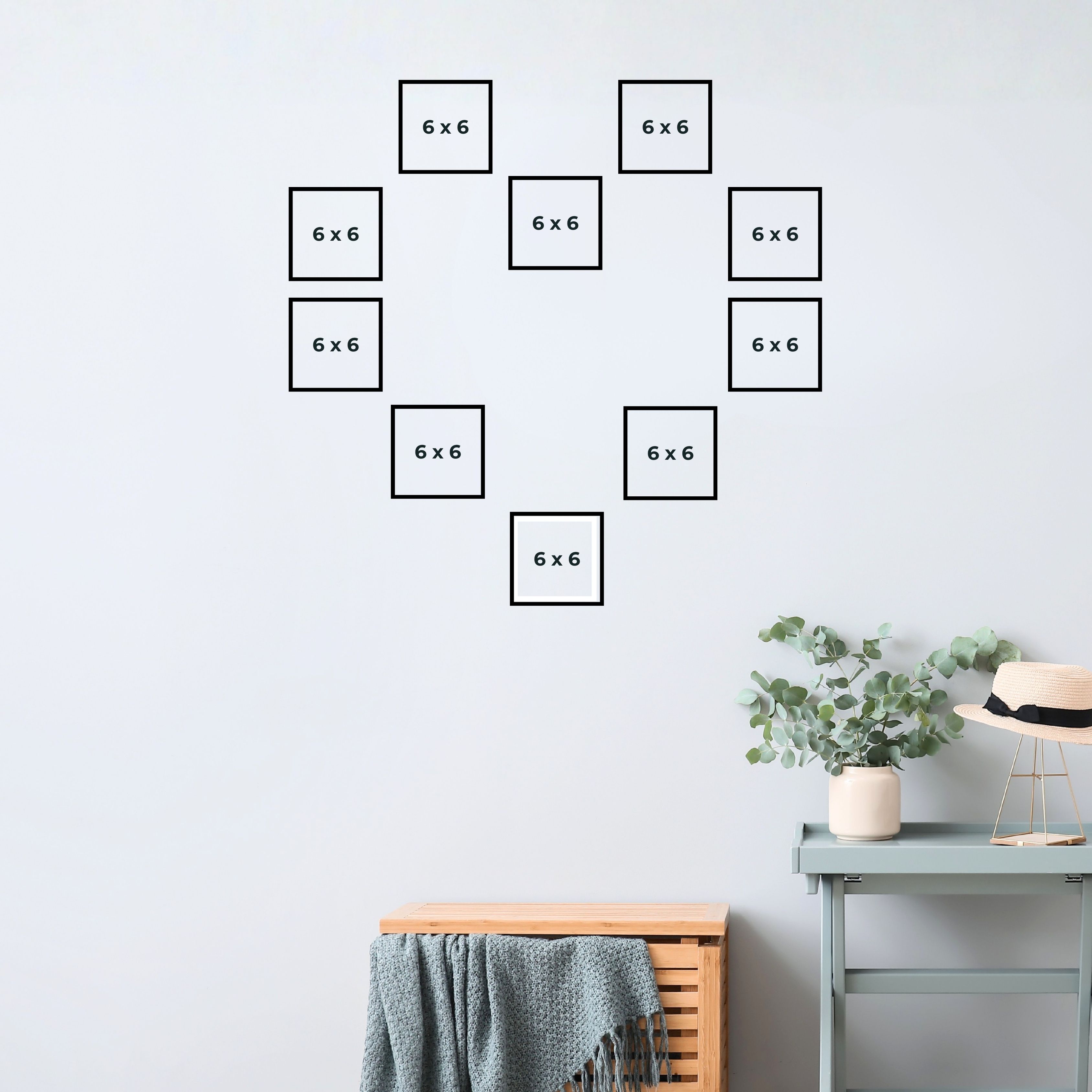 Heart Shape Cluster Frame - Image 2