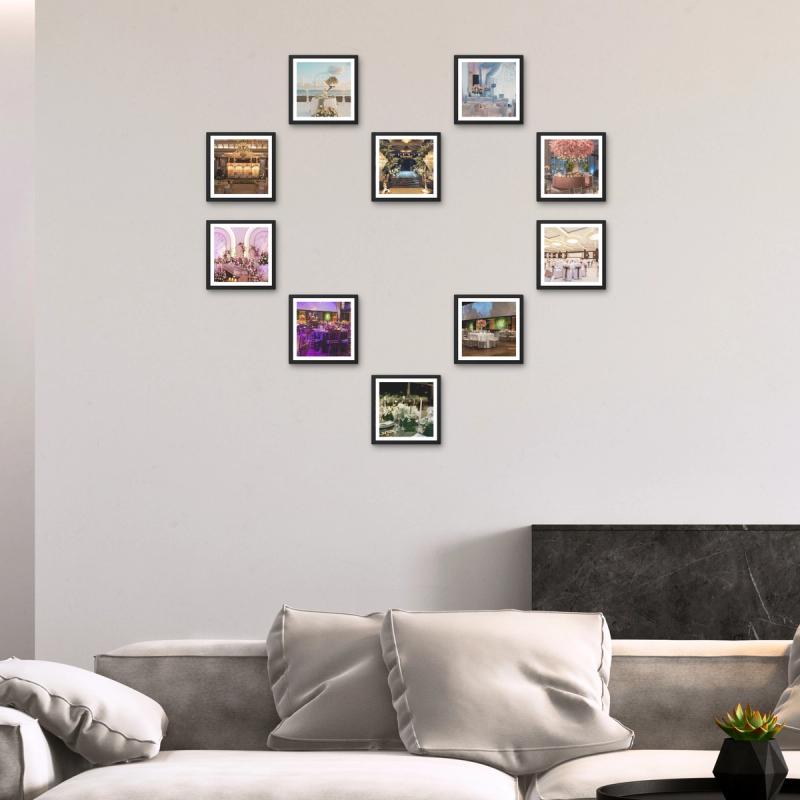 Heart Shape Cluster Frame