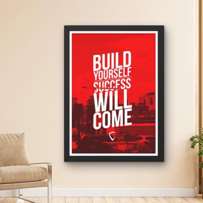 Build yourself, success will come