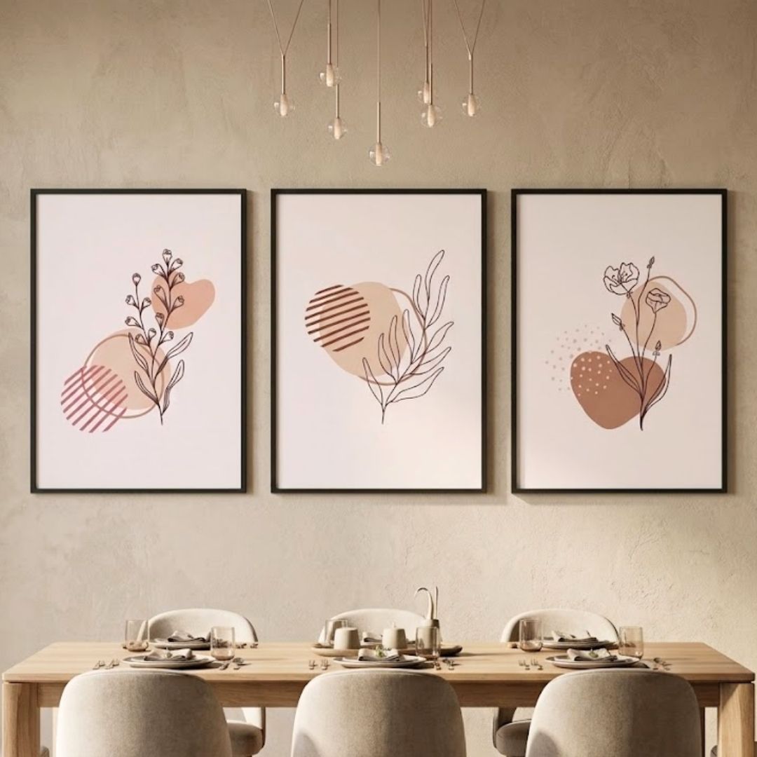 Boho Bloom Sketch – Set of 3 Premium Frames - Image 4