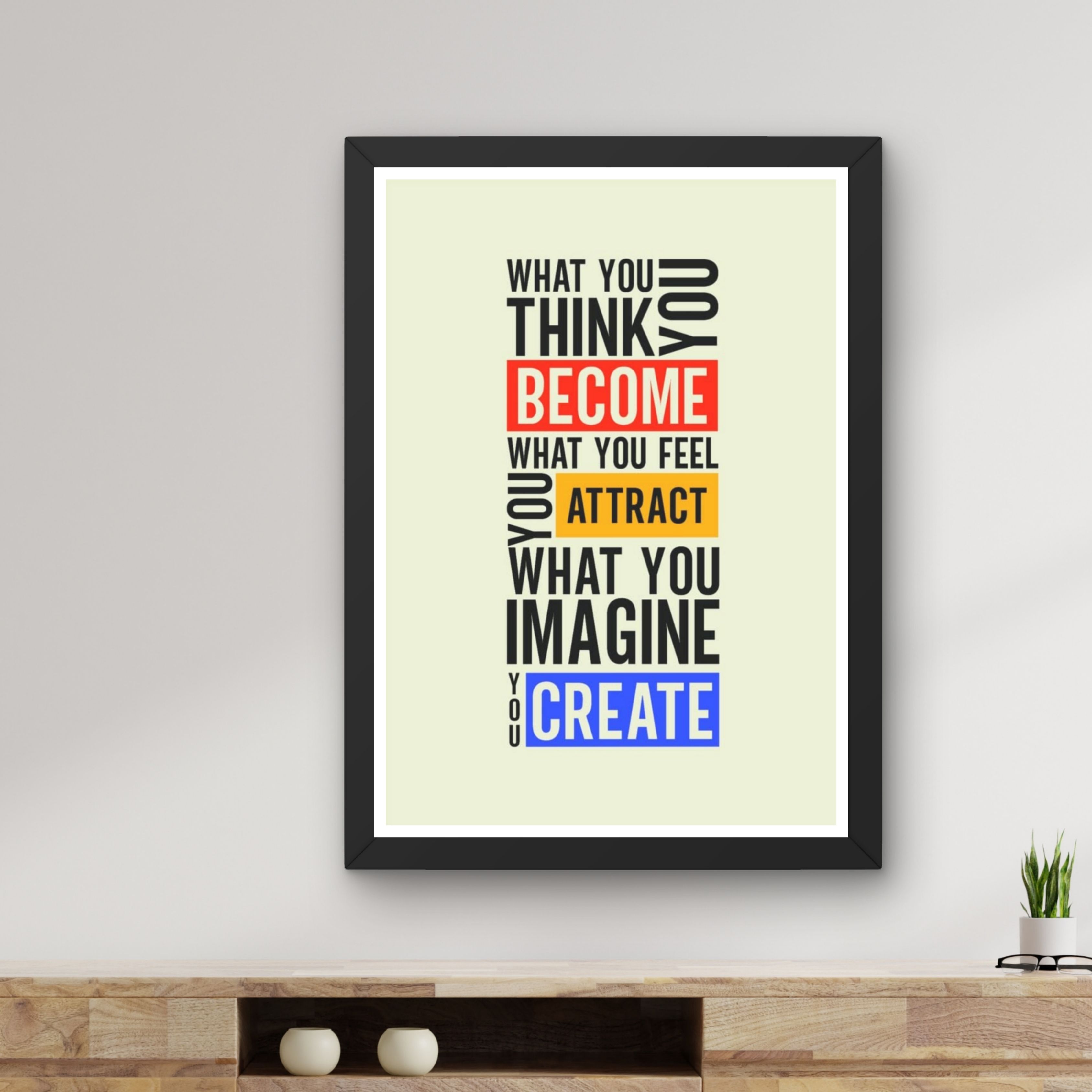 What you think you become