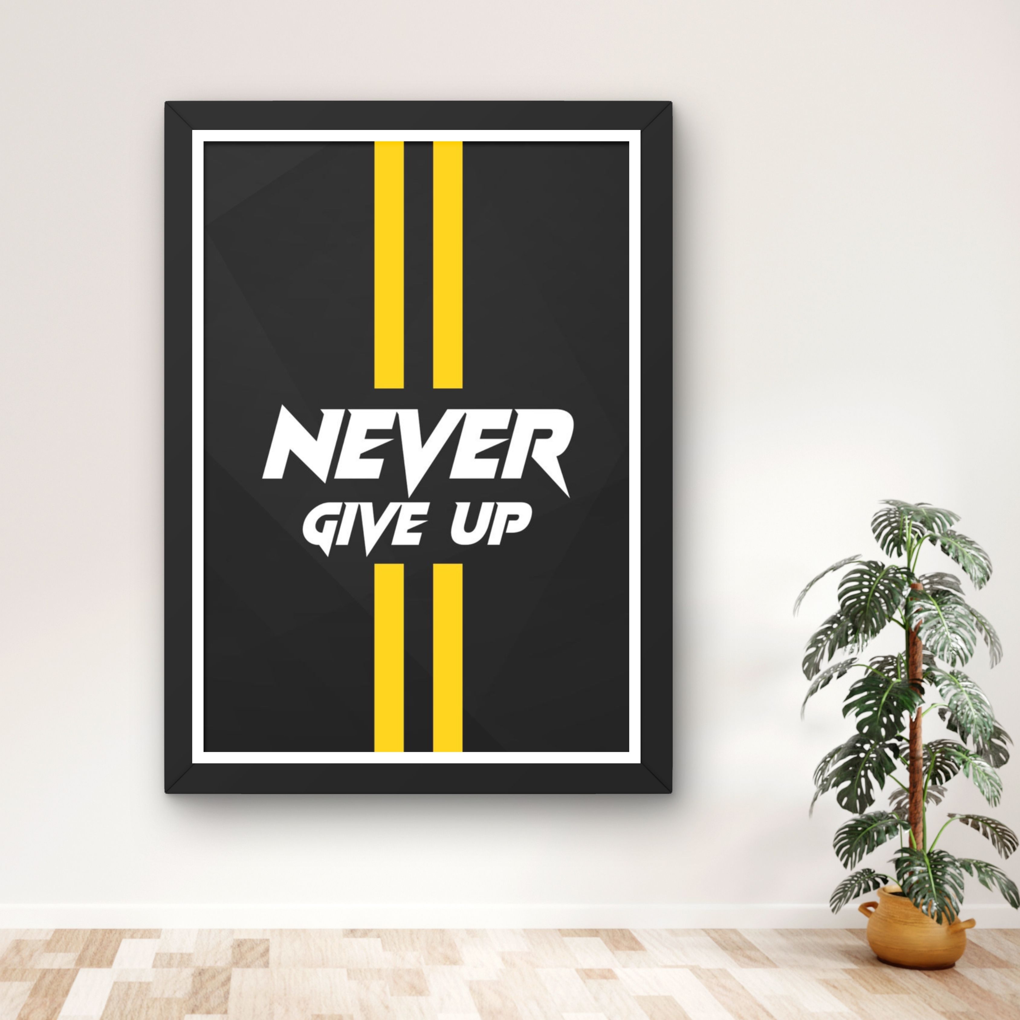 Never give up