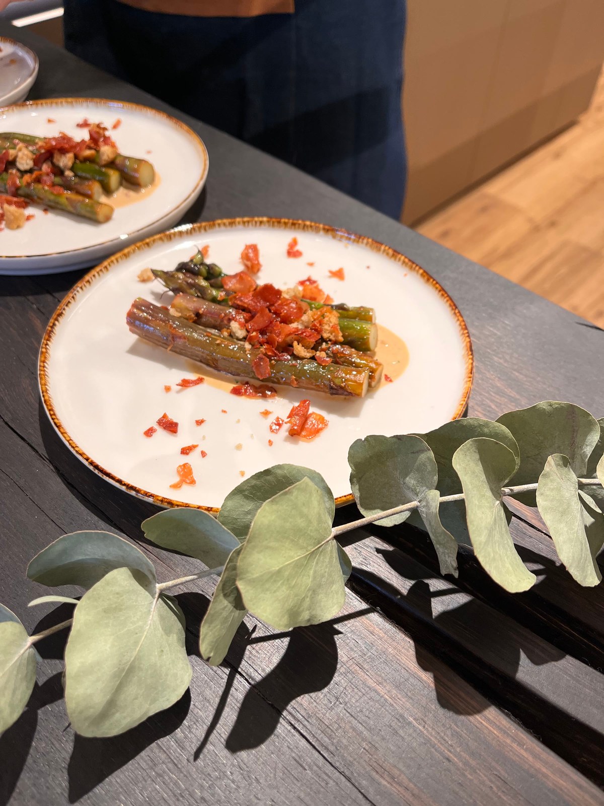 Angerichtetes Pasta-Gericht beim Weinzeit-Abend im Thoki Studio Wörthsee
