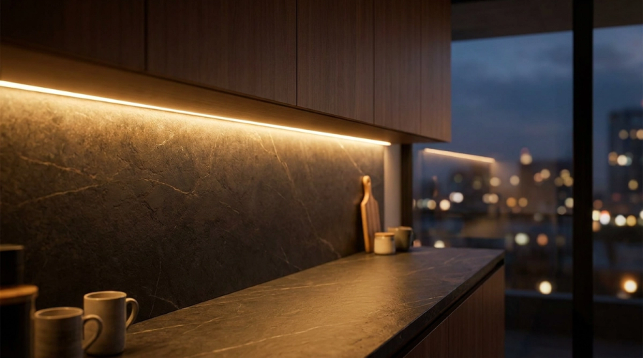 Licht in einer moderne Küche von Thoki