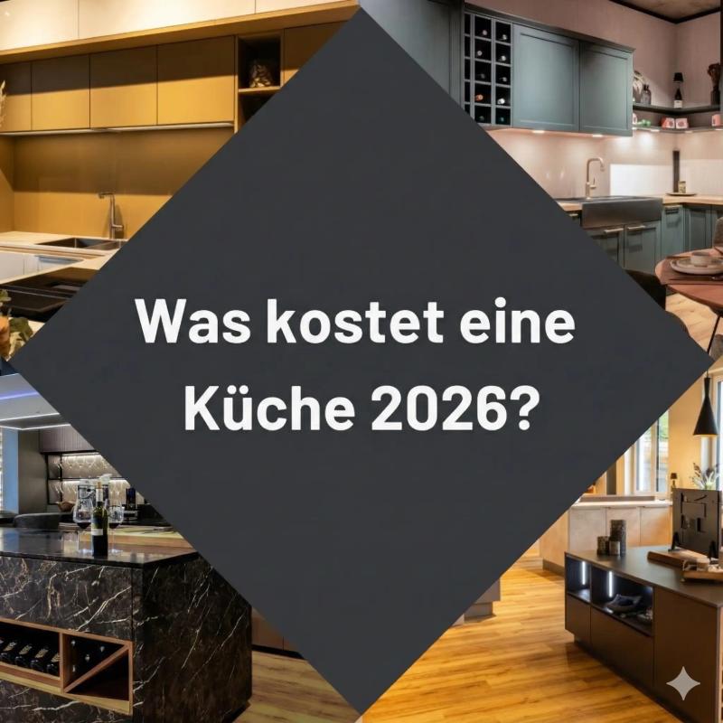 Moderne Küchenstudios bei Thoki Wörthsee mit gelber und blaugrauer Küche, Kostenübersicht 2026