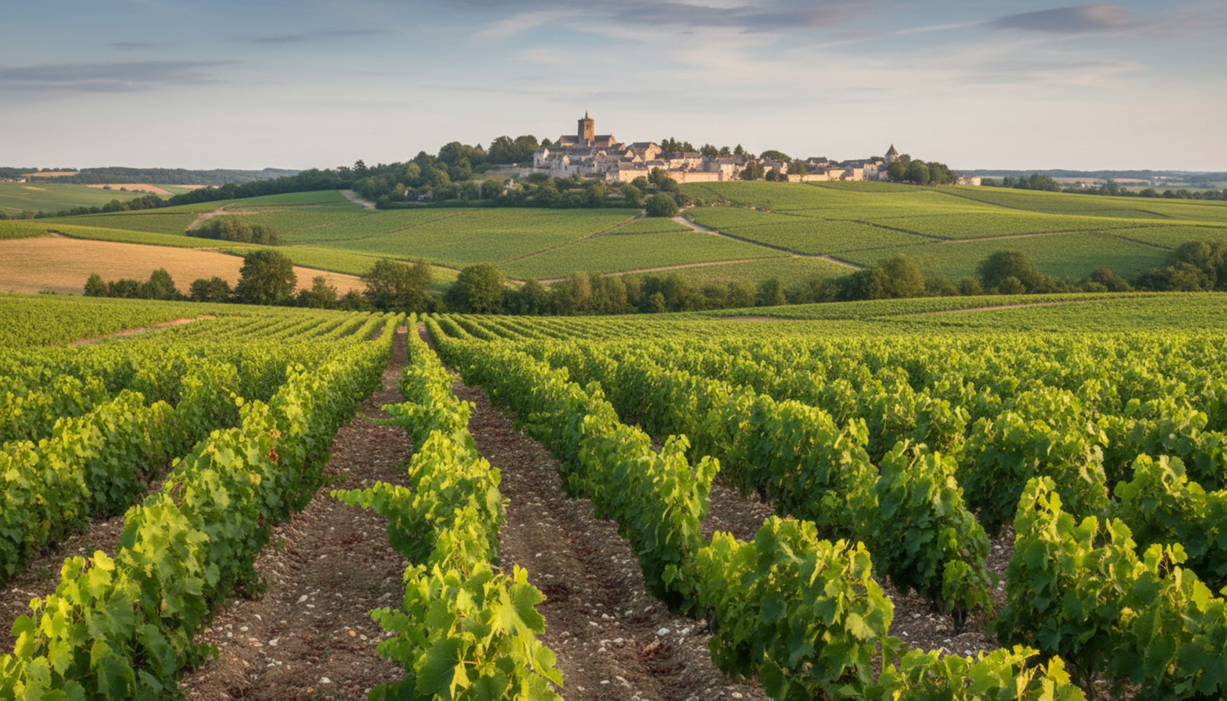 Weinberg in Sancerre (AOC), Heimat von Sancerre