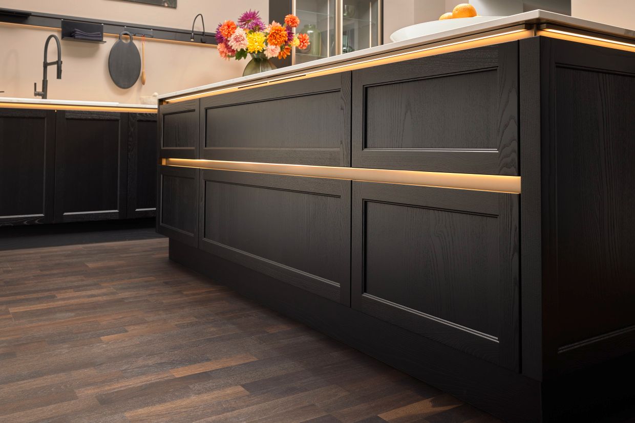 Landhausstil in griffloser Ausführung