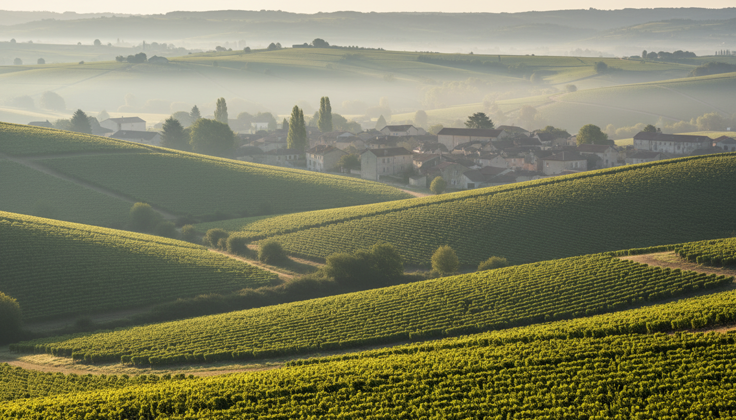 Weinberg in Crémant de Bourgogne, Heimat von Luolle Rosé