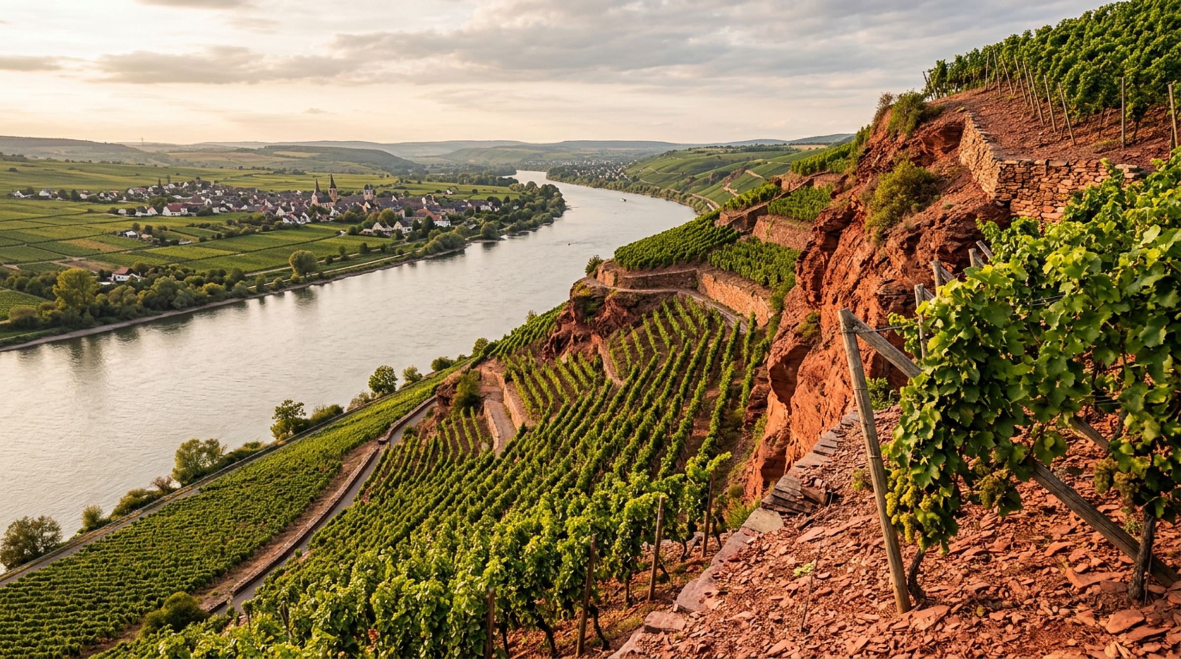 Weinberg in Pettenthal (Roter Hang), Rheinhessen, Heimat von Julia Schittler Pettenthal Riesling trocken