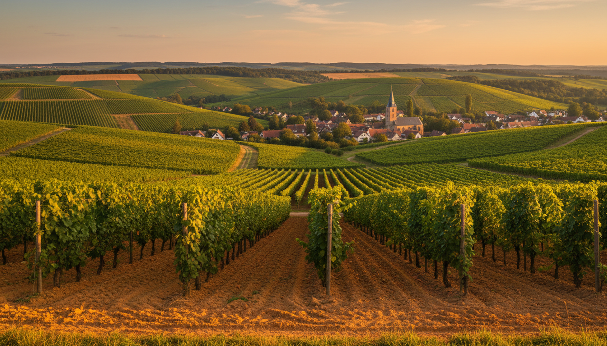 Weinberg in Rheinhessen, Heimat von Julia Schittler Grauer Burgunder