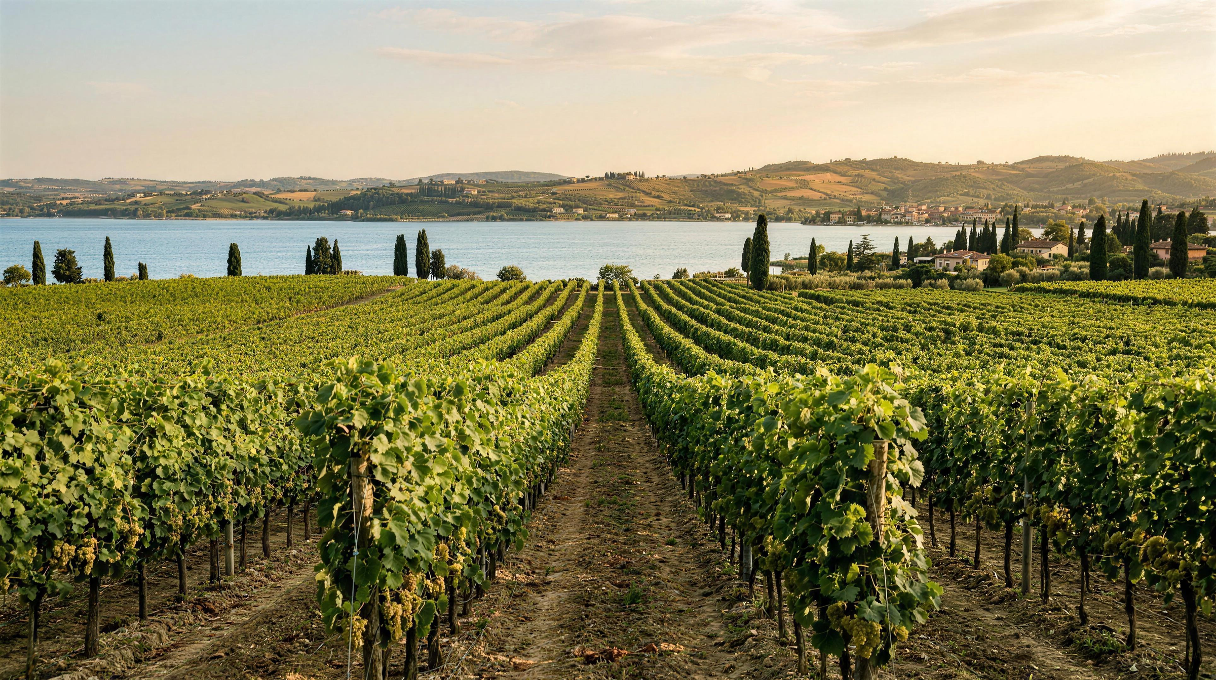 Weinberg in Lugana, Gardasee, Heimat von Camilla Malavasi Lugana DOC